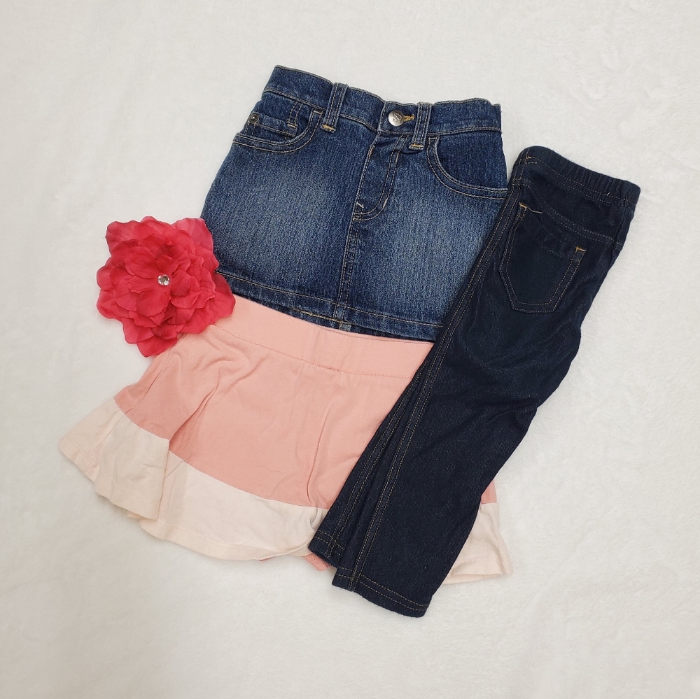 💙Girl's 18-24 Months Bottoms Lot (3 Pieces)